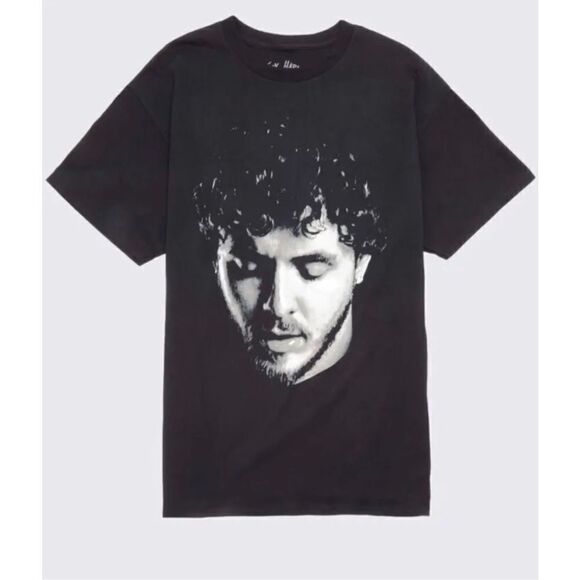 Jack Harlow Portrait Graphic T-shirt Brand New Black- Size-Medium - Picture 2 of 7
